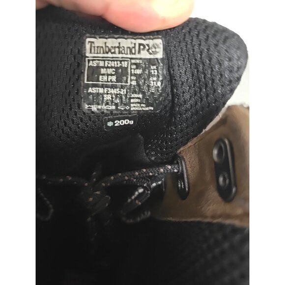 Timberland Men's 8” Boondock HD Composite Toe WP Work Boots A28VR Brown Size 14W - Picture 4 of 8